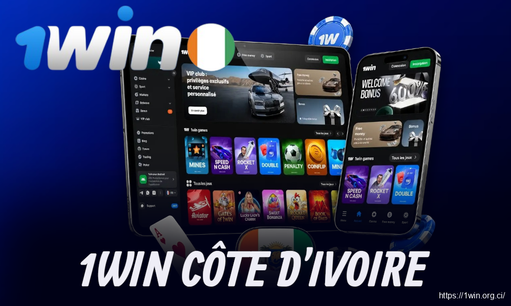 1win Côte d’Ivoire : découvrez le site officiel dédié aux paris sportifs et au casino en ligne