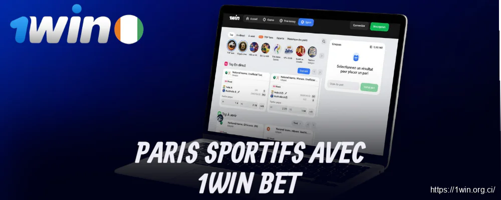 1win Bet CI – Paris sportifs en ligne